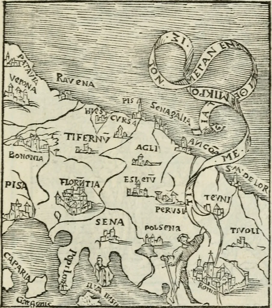 An illustration from Andreae Alciati emblematvm libellvs, 1534, leaf 112