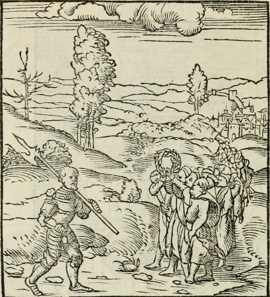 An illustration from Andreae Alciati emblematvm libellvs, 1534, leaf 113