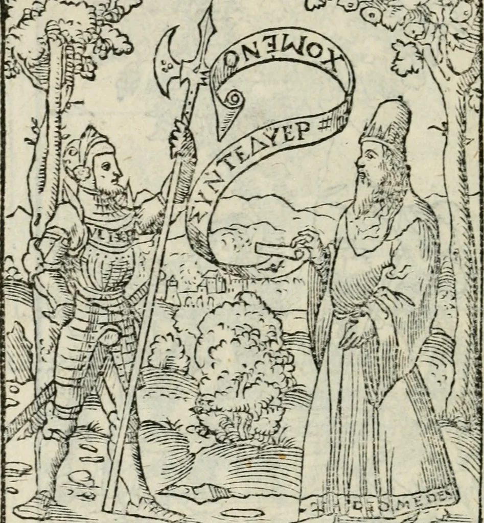 An illustration from Andreae Alciati emblematvm libellvs, 1534, leaf 119