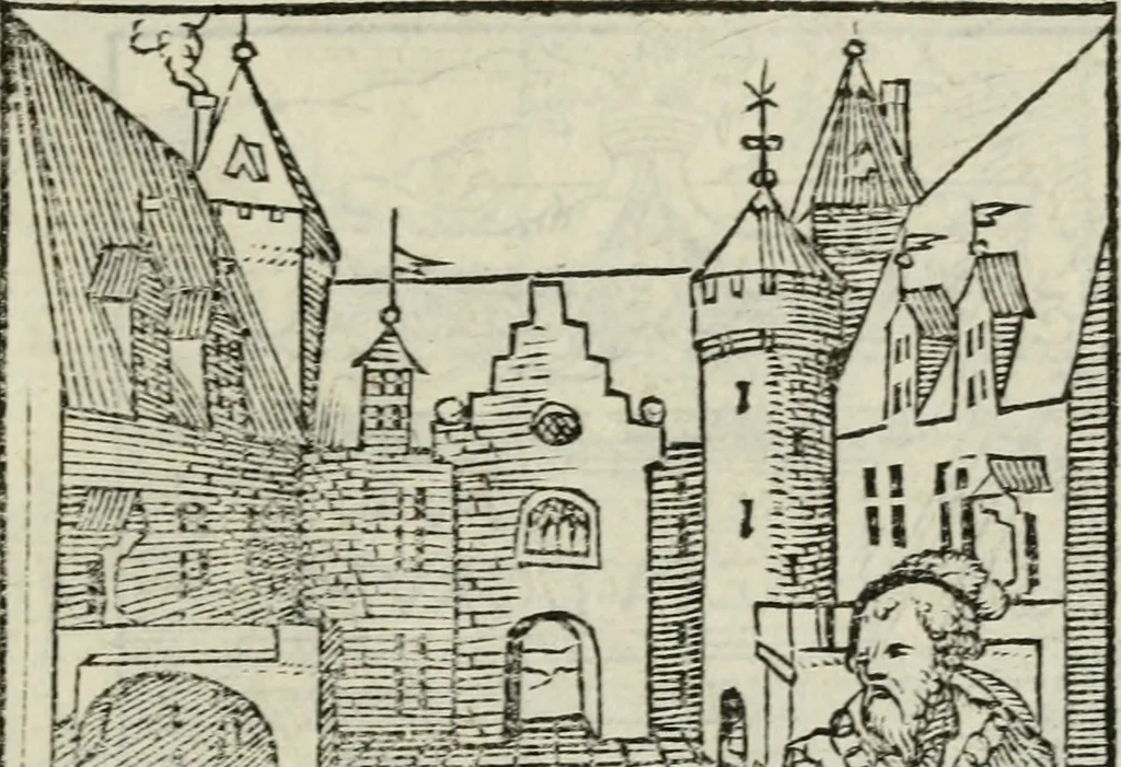 An illustration from Andreae Alciati emblematvm libellvs, 1534, leaf 120