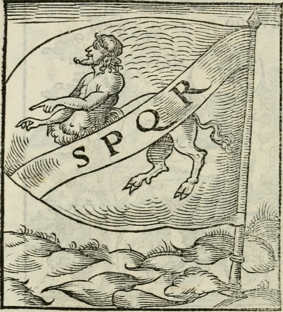 An illustration from Andreae Alciati emblematvm libellvs, 1534, leaf 15
