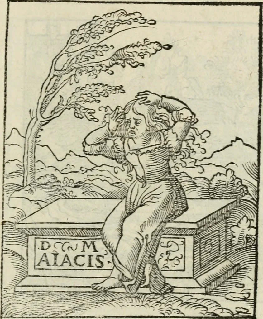 An illustration from Andreae Alciati emblematvm libellvs, 1534, leaf 16