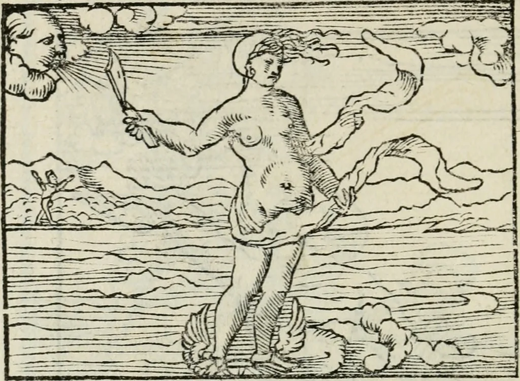 An illustration from Andreae Alciati emblematvm libellvs, 1534, leaf 23