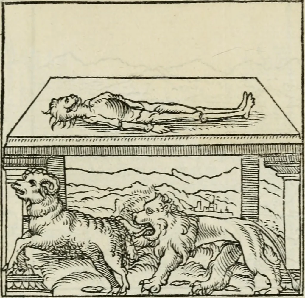 An illustration from Andreae Alciati emblematvm libellvs, 1534, leaf 32
