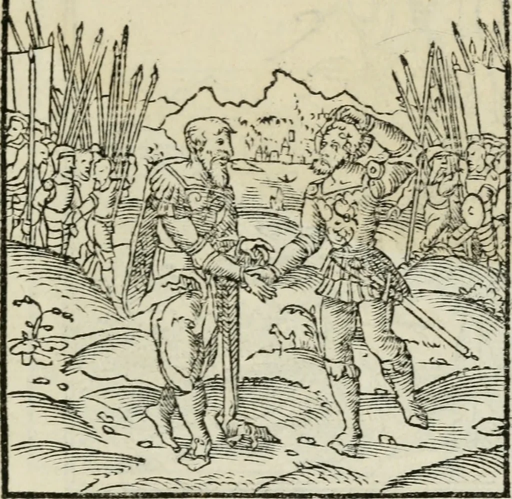An illustration from Andreae Alciati emblematvm libellvs, 1534, leaf 34