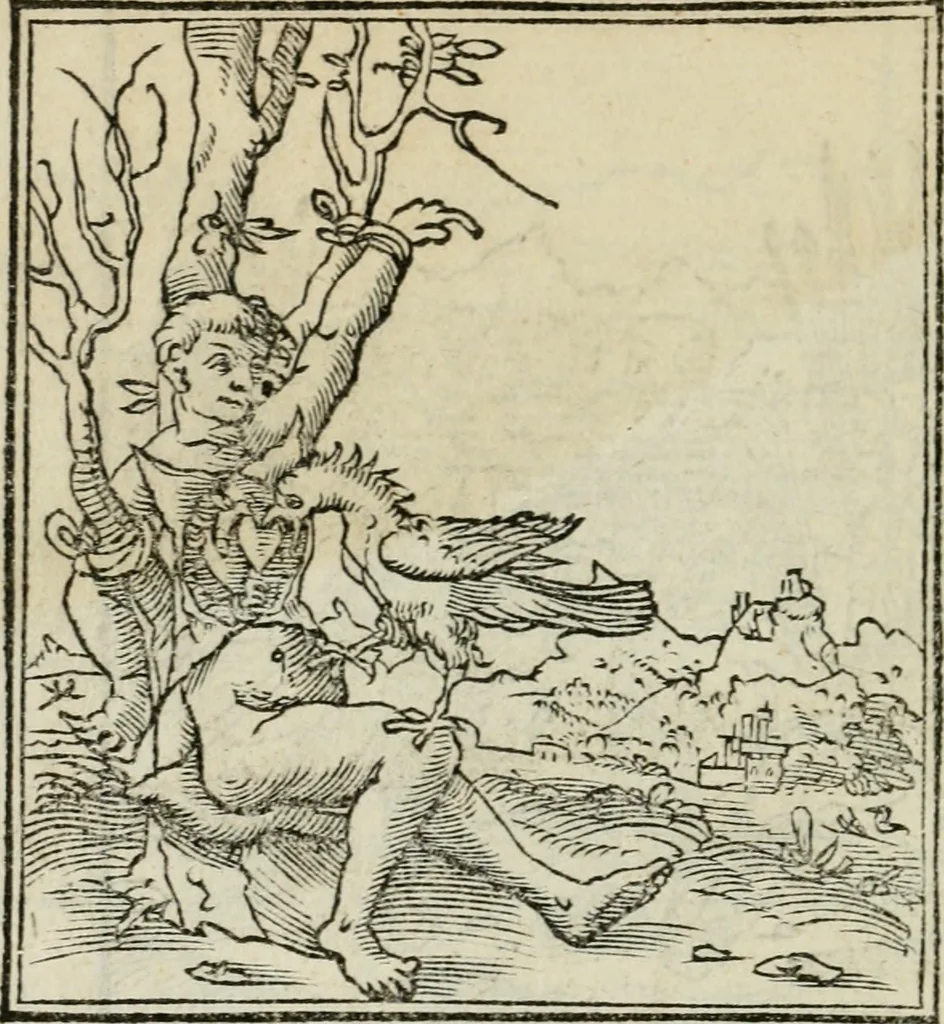 An illustration from Andreae Alciati emblematvm libellvs, 1534, leaf 35