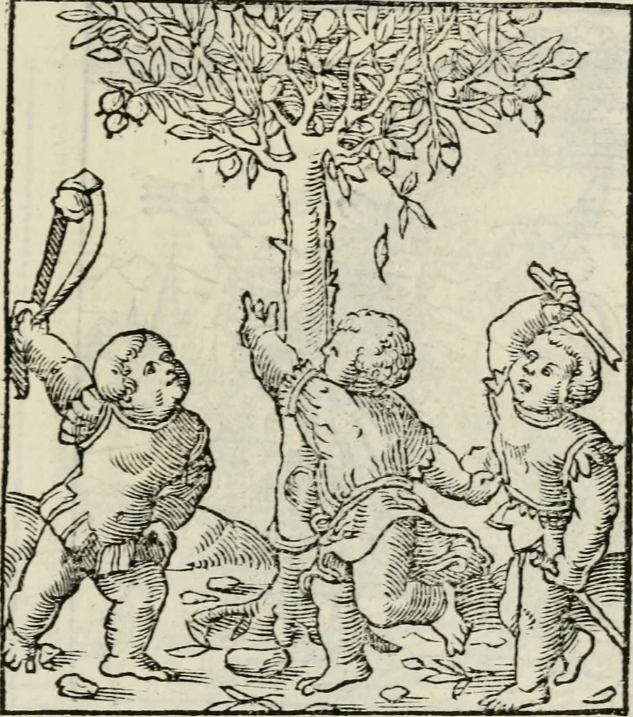 An illustration from Andreae Alciati emblematvm libellvs, 1534, leaf 46