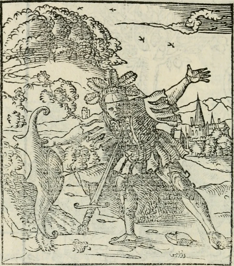 An illustration from Andreae Alciati emblematvm libellvs, 1534, leaf 47