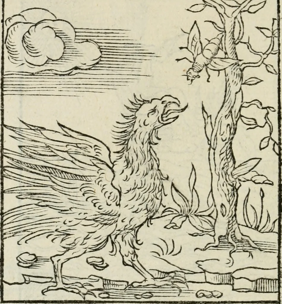 An illustration from Andreae Alciati emblematvm libellvs, 1534, leaf 61