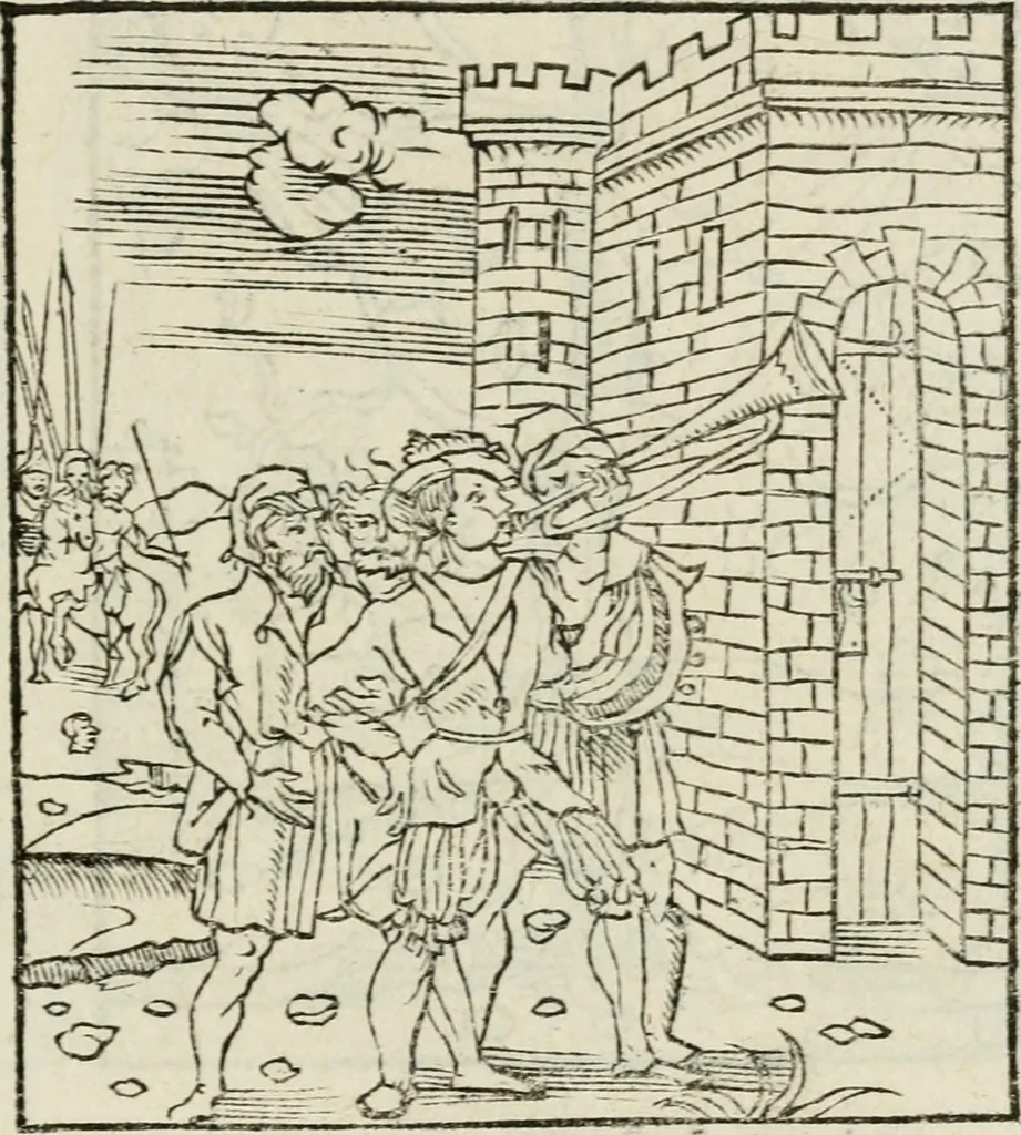 An illustration from Andreae Alciati emblematvm libellvs, 1534, leaf 62