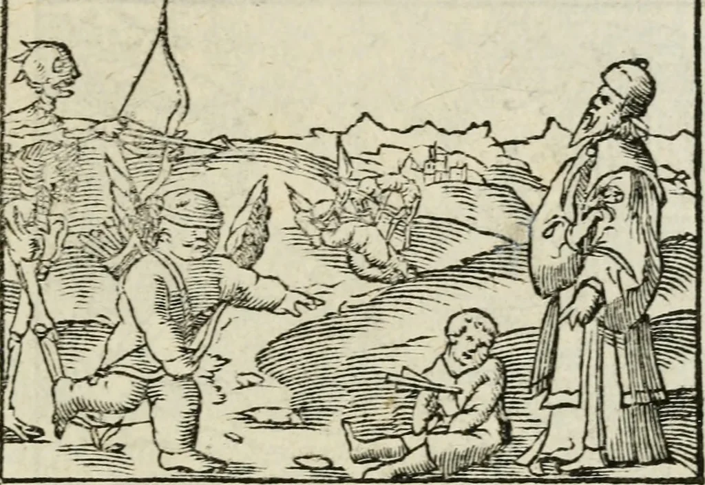 An illustration from Andreae Alciati emblematvm libellvs, 1534, leaf 72