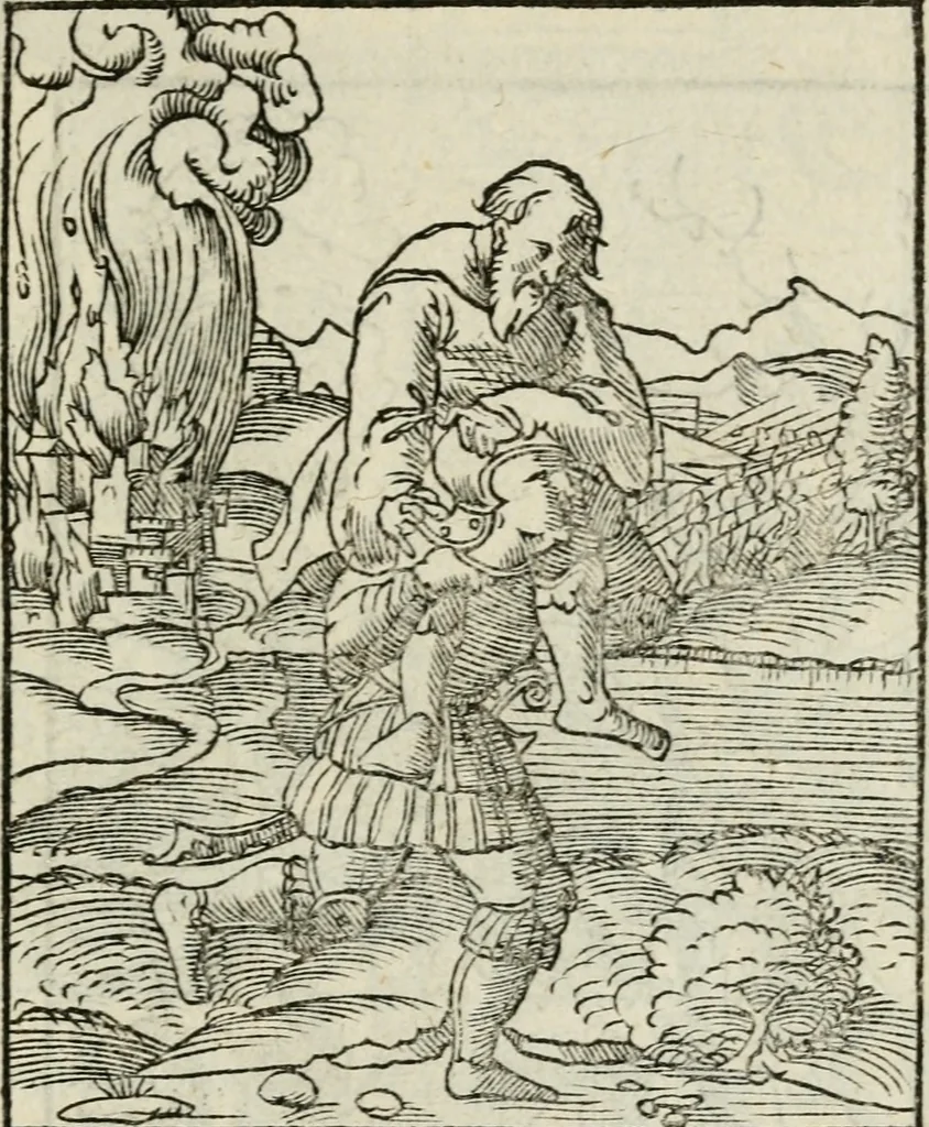 An illustration from Andreae Alciati emblematvm libellvs, 1534, leaf 76