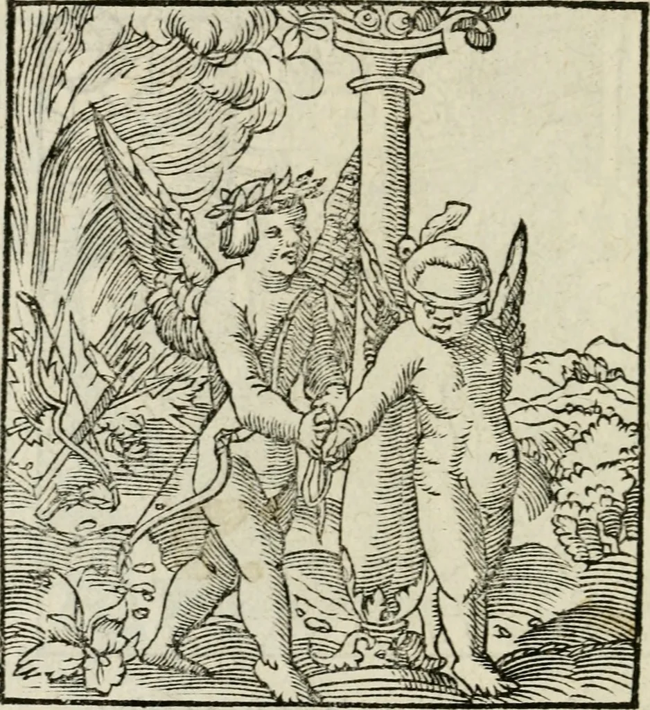 An illustration from Andreae Alciati emblematvm libellvs, 1534, leaf 79