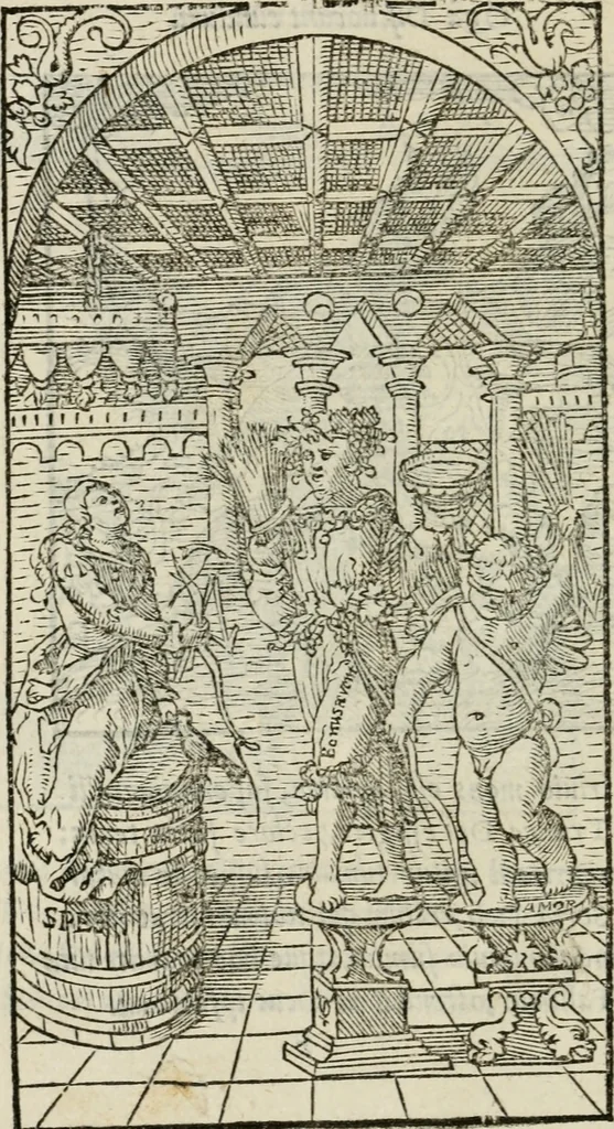 An illustration from Andreae Alciati emblematvm libellvs, 1534, leaf 85