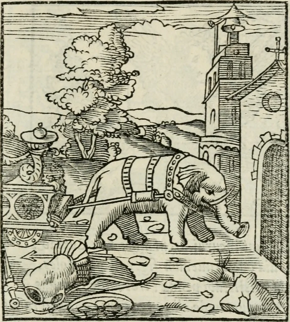 An illustration from Andreae Alciati emblematvm libellvs, 1534, leaf 88