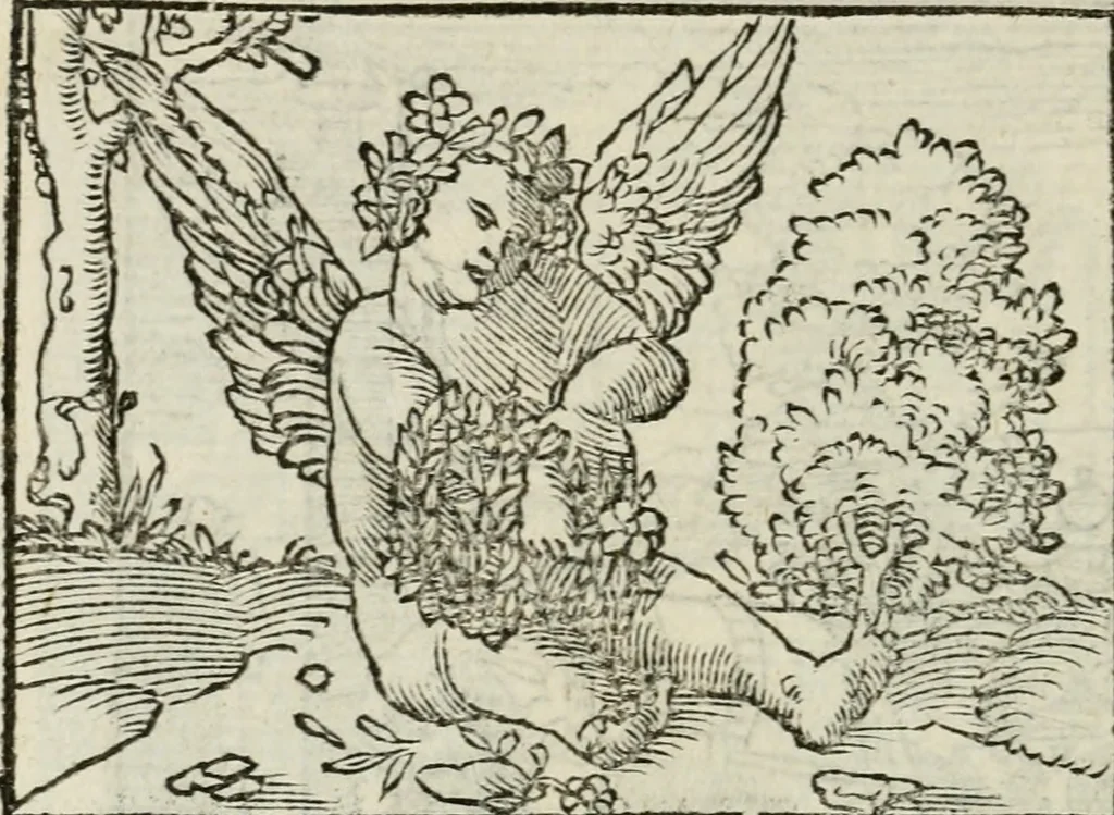 An illustration from Andreae Alciati emblematvm libellvs, 1534, leaf 89