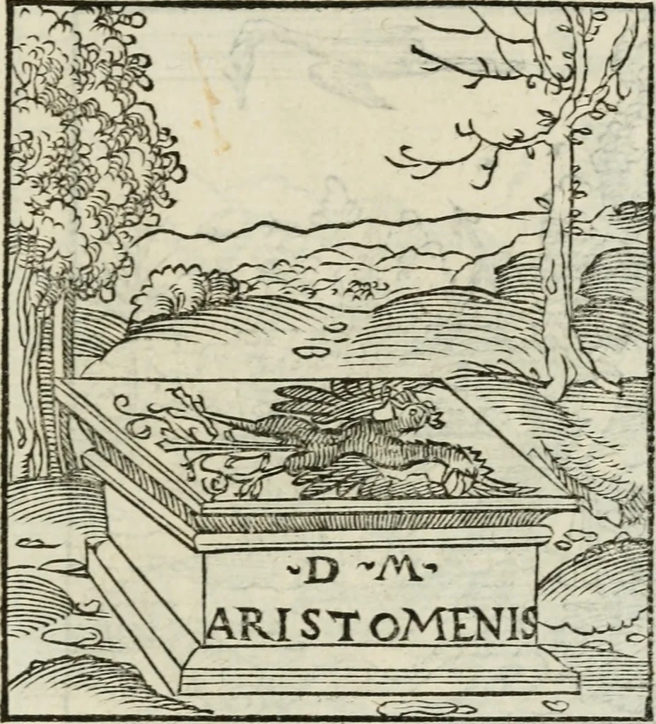 An illustration from Andreae Alciati emblematvm libellvs, 1534, leaf 90