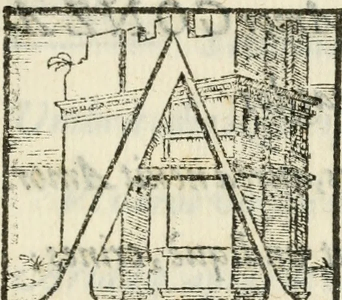 An illustration from Alcvne rime et versi, 1588, leaf 58