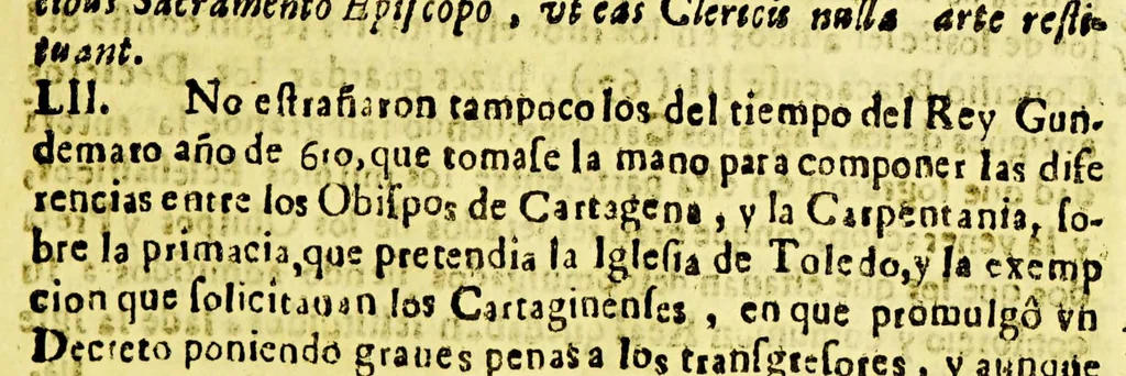 An illustration from Alegacion juridica, historico-politica, en defensa de la jurisdicion real, : y ilustracion de la provision de 20. de febrero del año passado 1684. despachada por el gouierno superior, y reducida a ordenança en el tom. I. fol. 311. Sobre que en recebir los corregidores de este reyno informaciones secretas de oficio, ò a instancia de parte, en orden a aueriguar como obseruan los curas, y dotrineros las disposiciones canonicas, synodales, cedulas, y ordenanças de Su Magestad, que tratan de las obenciones que deuen lleuar a los Indios a fin solo de dar cuenta con ellas a sus prelados, y al gouierno superior de estos reynos para que lo remedien, no se contrauiene en cosa alguna a la inmunidad de la iglesia. Escrita de orden del excel.mo senor duque de la Palata, virrey destos reynos, 1685, leaf 49