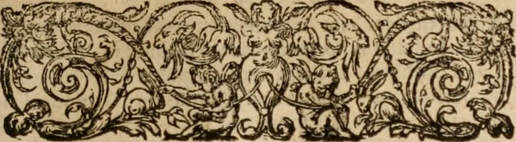 An illustration from Alexandri ab Alexandro, ivrisperiti neapolitani, Genialium dierum libri sex, varia ac recondita eruditione referti; nunc postremùm infinitis mendis quibus antea squallebat liber pulcherrimus, quanta fieri potuit diligentia perpurgati atque in pristinum nitorem restituti, 1570, leaf 294