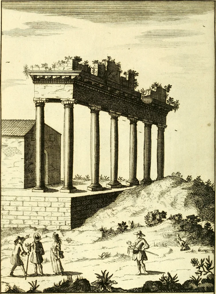 An illustration from Alexandri Donati e Societate Jesu Roma vetus ac recens : utriusque ædificiis illustrata : in multis locis aucta, castigatior reddita, indice locupletissimo & figuris aeneis illustrata, 1695, leaf 169