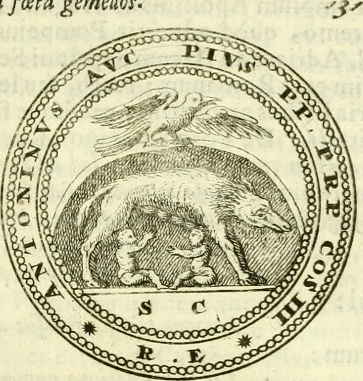 An illustration from Alexandri Donati e Societate Jesu Roma vetus ac recens : utriusque ædificiis illustrata : in multis locis aucta, castigatior reddita, indice locupletissimo & figuris aeneis illustrata, 1695, leaf 192