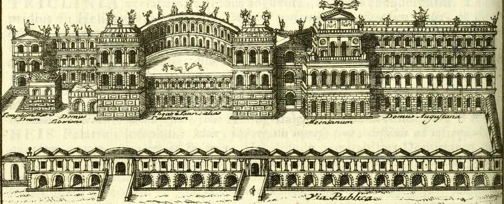 An illustration from Alexandri Donati e Societate Jesu Roma vetus ac recens : utriusque ædificiis illustrata : in multis locis aucta, castigatior reddita, indice locupletissimo & figuris aeneis illustrata, 1695, leaf 245