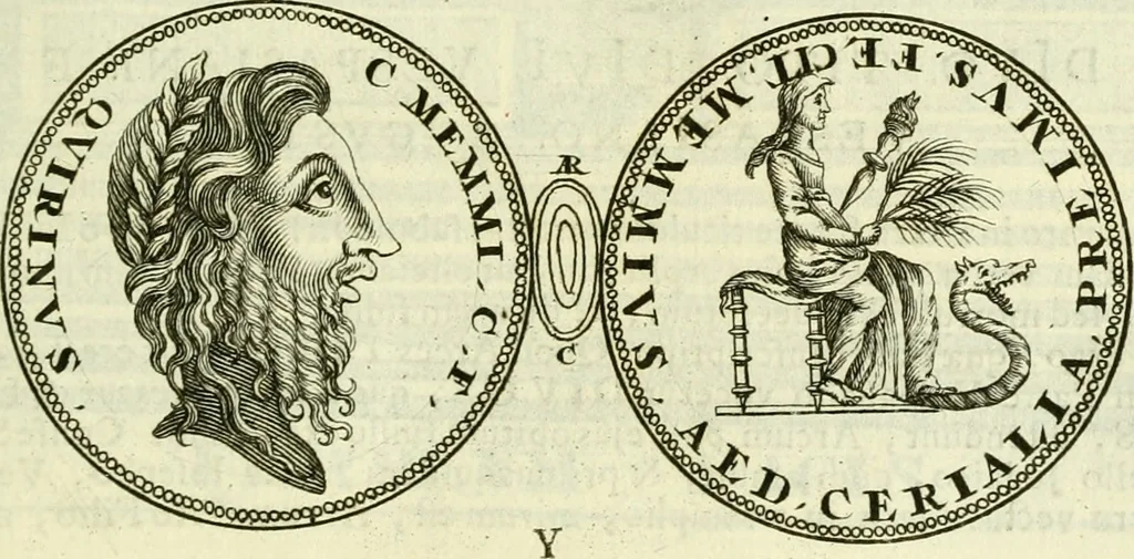 An illustration from Alexandri Donati e Societate Jesu Roma vetus ac recens : utriusque ædificiis illustrata : in multis locis aucta, castigatior reddita, indice locupletissimo & figuris aeneis illustrata, 1695, leaf 258