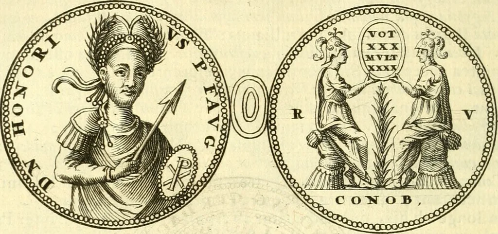 An illustration from Alexandri Donati e Societate Jesu Roma vetus ac recens : utriusque ædificiis illustrata : in multis locis aucta, castigatior reddita, indice locupletissimo & figuris aeneis illustrata, 1695, leaf 291