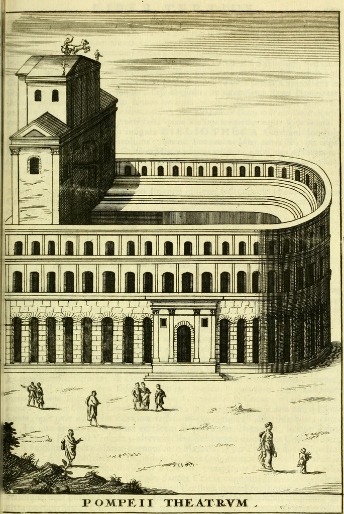 An illustration from Alexandri Donati e Societate Jesu Roma vetus ac recens : utriusque ædificiis illustrata : in multis locis aucta, castigatior reddita, indice locupletissimo & figuris aeneis illustrata, 1695, leaf 314
