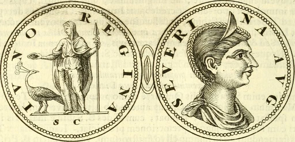 An illustration from Alexandri Donati e Societate Jesu Roma vetus ac recens : utriusque ædificiis illustrata : in multis locis aucta, castigatior reddita, indice locupletissimo & figuris aeneis illustrata, 1695, leaf 349