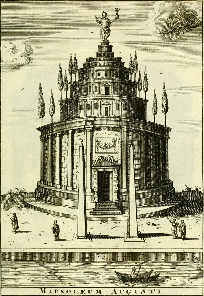 An illustration from Alexandri Donati e Societate Jesu Roma vetus ac recens : utriusque ædificiis illustrata : in multis locis aucta, castigatior reddita, indice locupletissimo & figuris aeneis illustrata, 1695, leaf 398