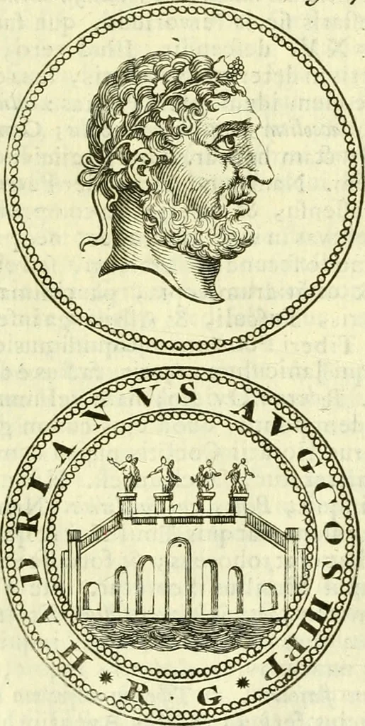 An illustration from Alexandri Donati e Societate Jesu Roma vetus ac recens : utriusque ædificiis illustrata : in multis locis aucta, castigatior reddita, indice locupletissimo & figuris aeneis illustrata, 1695, leaf 460