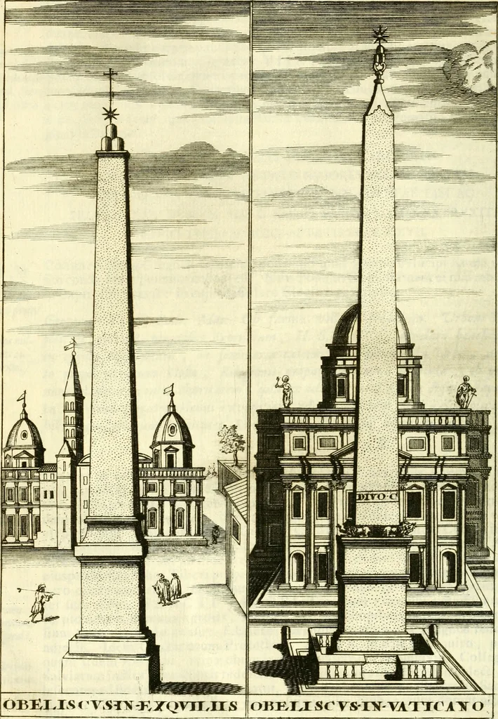 An illustration from Alexandri Donati e Societate Jesu Roma vetus ac recens : utriusque ædificiis illustrata : in multis locis aucta, castigatior reddita, indice locupletissimo & figuris aeneis illustrata, 1695, leaf 541