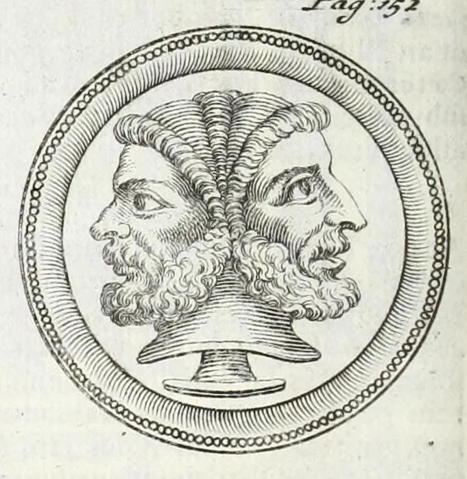 An illustration from Alexandri Donati e Societate Jesu, Roma vetus ac recens, utriusque aedificiis illustrata : in multis locis aucta, castigatior reddita, indice locupletissimo, & figuris aeneis illustrata, 1695, leaf 232