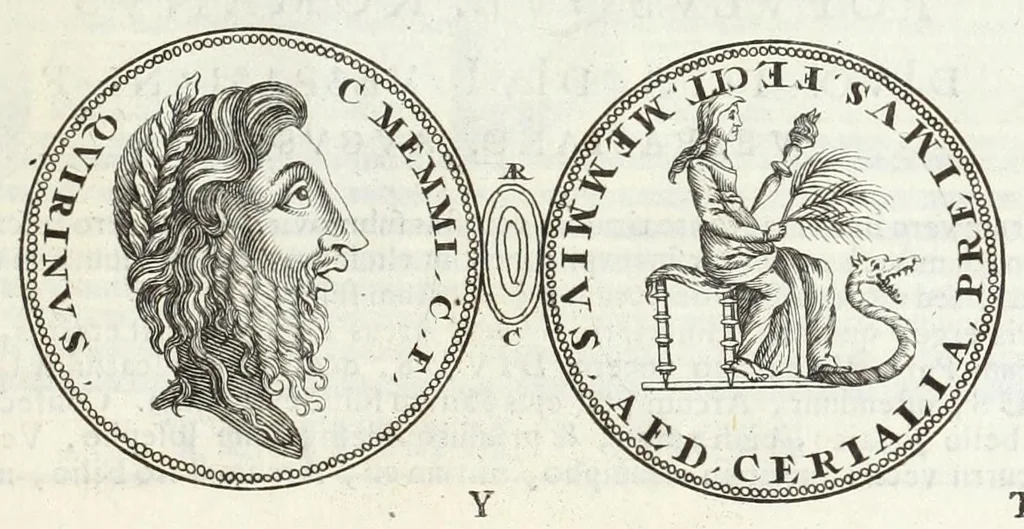 An illustration from Alexandri Donati e Societate Jesu, Roma vetus ac recens, utriusque aedificiis illustrata : in multis locis aucta, castigatior reddita, indice locupletissimo, & figuris aeneis illustrata, 1695, leaf 259