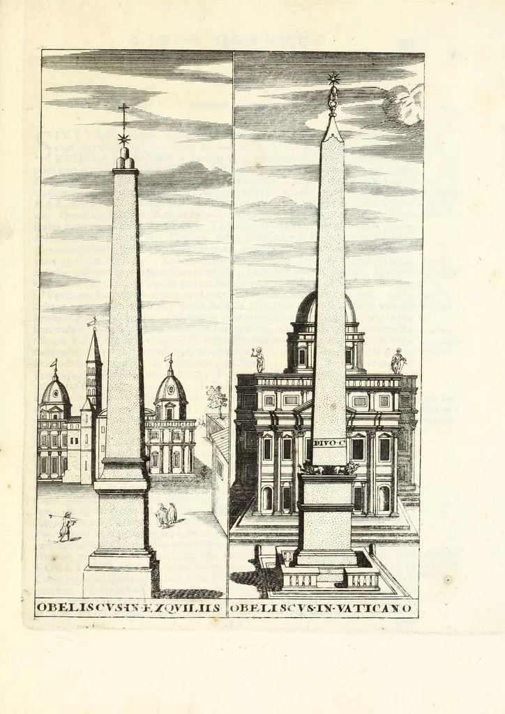 An illustration from Alexandri Donati e Societate Jesu, Roma vetus ac recens, utriusque aedificiis illustrata : in multis locis aucta, castigatior reddita, indice locupletissimo, & figuris aeneis illustrata, 1695, leaf 549