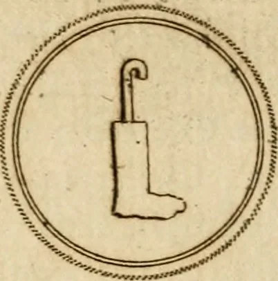 An illustration from Alexii Symmachi Mazochii In mvtilvm Campani amphitheatri titvlvm aliasque nonnullas Campanas inscriptiones commentarivs, 1797, leaf 100