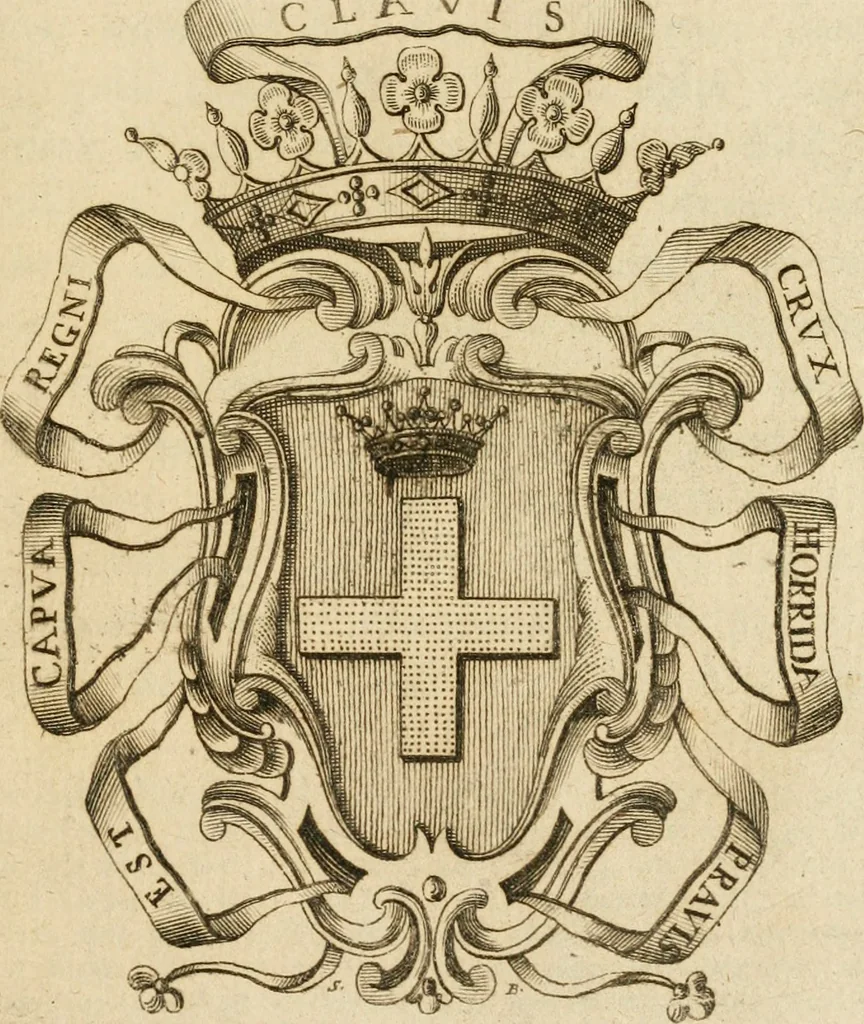 An illustration from Alexii Symmachi Mazochii In mvtilvm Campani amphitheatri titvlvm aliasque nonnullas Campanas inscriptiones commentarivs, 1797, leaf 4