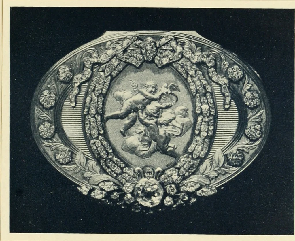 An illustration from Alfavitny ukazatel s.-peterburgskikh zolotykh i serebrianykh diel masterov, iuvelirov, graverov i proch., 1714-1814, 1907, leaf 24