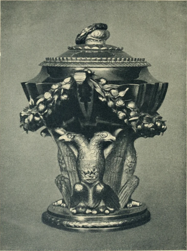 An illustration from Alfavitny ukazatel s.-peterburgskikh zolotykh i serebrianykh diel masterov, iuvelirov, graverov i proch., 1714-1814, 1907, leaf 33