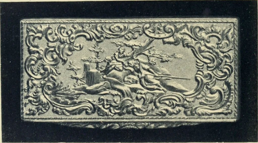 An illustration from Alfavitny ukazatel s.-peterburgskikh zolotykh i serebrianykh diel masterov, iuvelirov, graverov i proch., 1714-1814, 1907, leaf 35