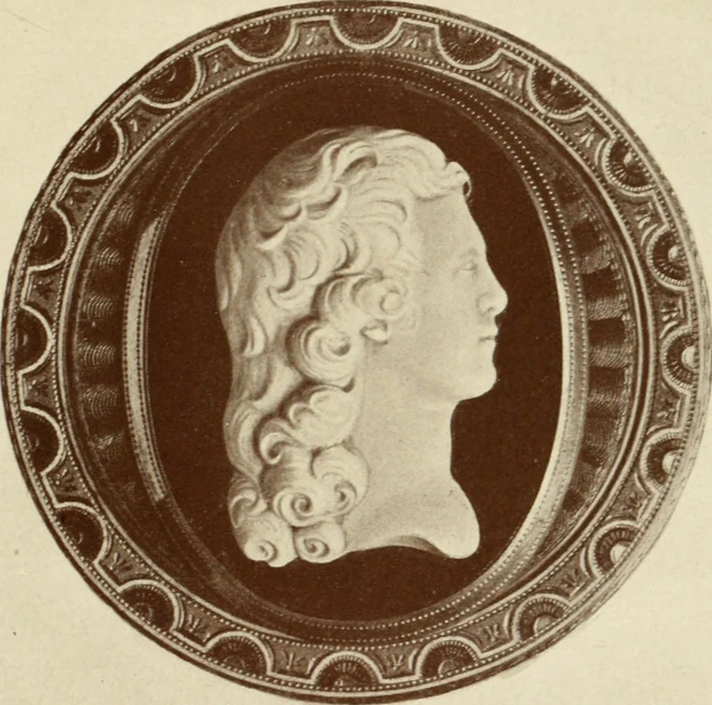 An illustration from Alfavitny ukazatel s.-peterburgskikh zolotykh i serebrianykh diel masterov, iuvelirov, graverov i proch., 1714-1814, 1907, leaf 40