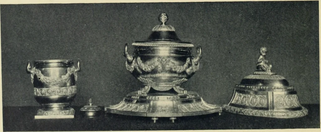 An illustration from Alfavitny ukazatel s.-peterburgskikh zolotykh i serebrianykh diel masterov, iuvelirov, graverov i proch., 1714-1814, 1907, leaf 47