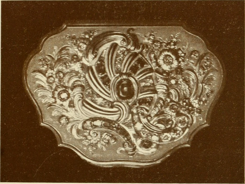 An illustration from Alfavitny ukazatel s.-peterburgskikh zolotykh i serebrianykh diel masterov, iuvelirov, graverov i proch., 1714-1814, 1907, leaf 54