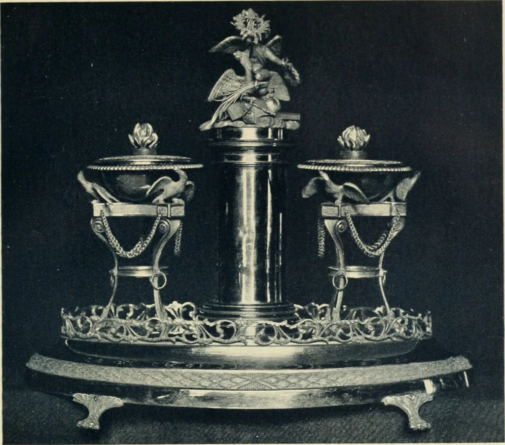 An illustration from Alfavitny ukazatel s.-peterburgskikh zolotykh i serebrianykh diel masterov, iuvelirov, graverov i proch., 1714-1814, 1907, leaf 62