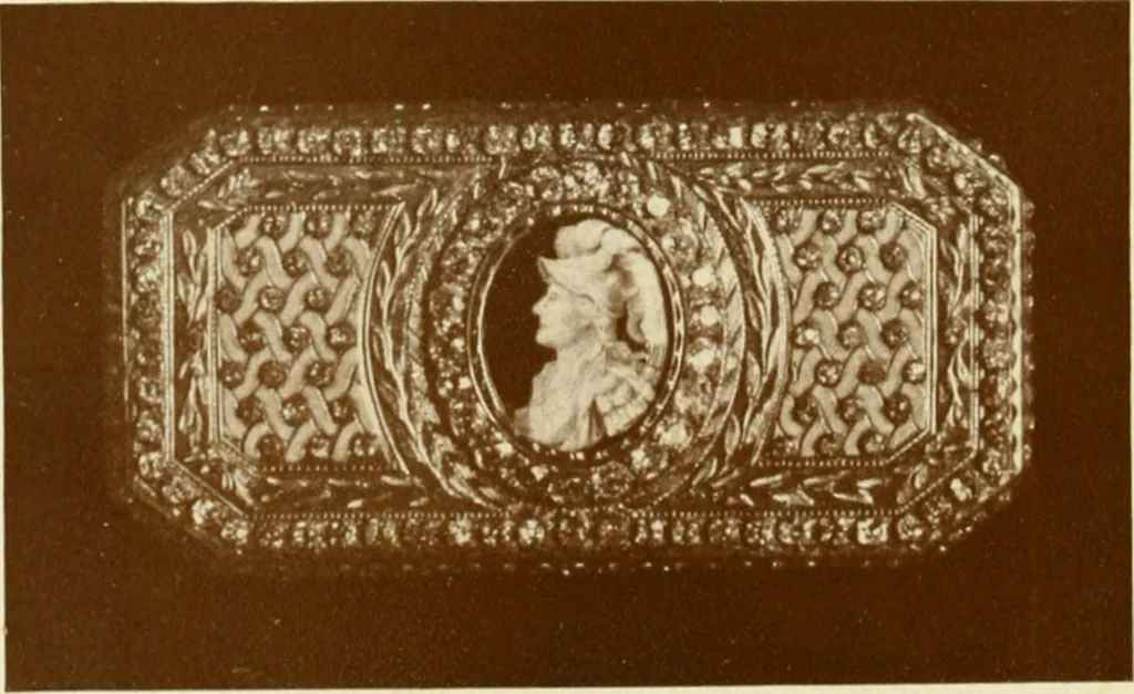 An illustration from Alfavitny ukazatel s.-peterburgskikh zolotykh i serebrianykh diel masterov, iuvelirov, graverov i proch., 1714-1814, 1907, leaf 73