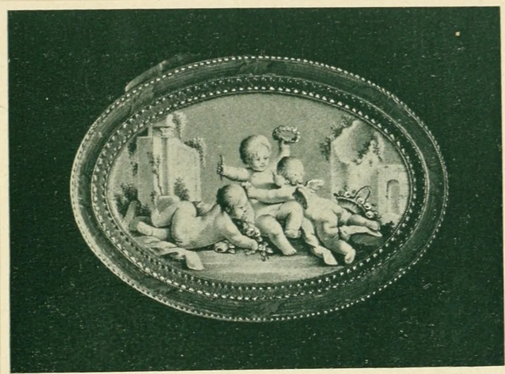 An illustration from Alfavitny ukazatel s.-peterburgskikh zolotykh i serebrianykh diel masterov, iuvelirov, graverov i proch., 1714-1814, 1907, leaf 8