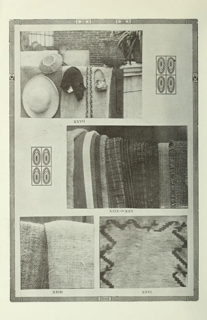 An illustration from Alfombras - tapices i tejidos criollos, 1916, leaf 68