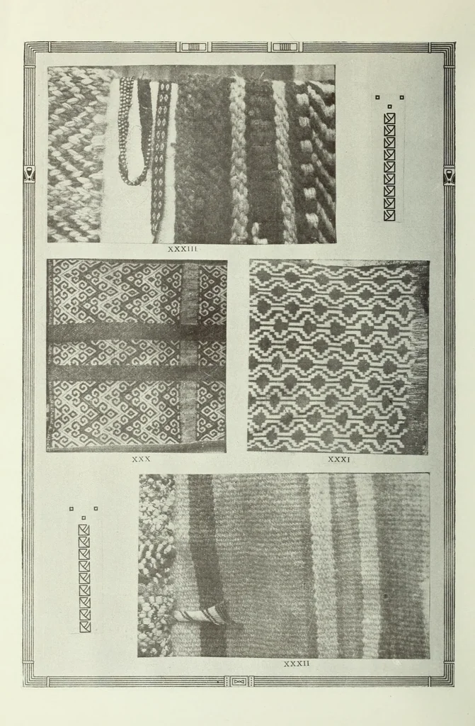 An illustration from Alfombras - tapices i tejidos criollos, 1916, leaf 70